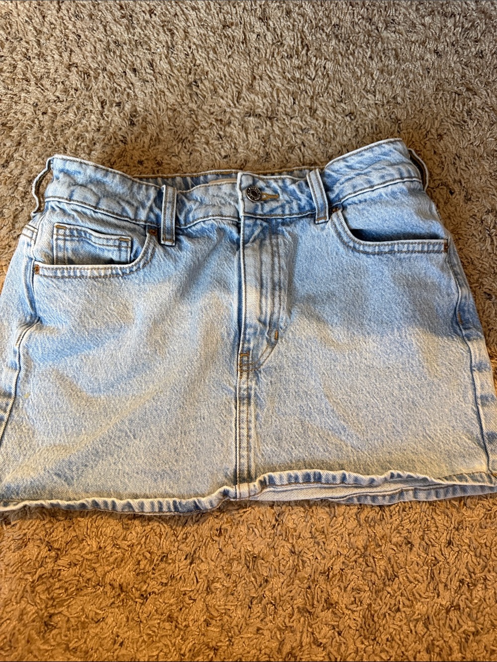 Pacific Sunwear Light Blue Denim Mini Skirt